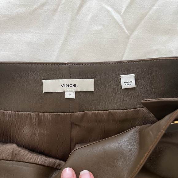 Vince Leather Miniskirt - Picture 7 of 7